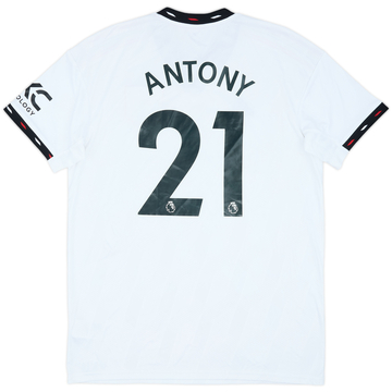 2022-23 Manchester United Away Shirt Antony #21 - 9/10 - (L)