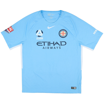 2017-18 Melbourne City Home Shirt - 9/10 - (XL)