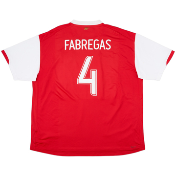 2006-08 Arsenal Home Shirt Fabregas #4 - 8/10 - (3XL)