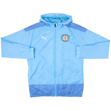 2022-23 Melbourne City Puma Hooded Rain Jacket - 10/10 - (L)