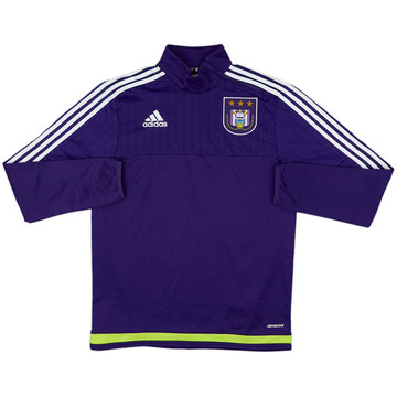2014-15 Anderlecht adidas 1/4 Zip Drill Top - 7/10 - (S)