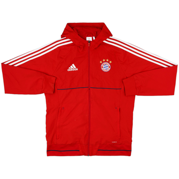 2017-18 Bayern Munich adidas Hooded Track Jacket - 6/10 - (M)