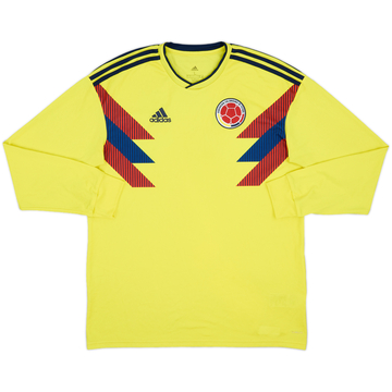 2018-19 Colombia Home L/S Shirt - 6/10 - (L)