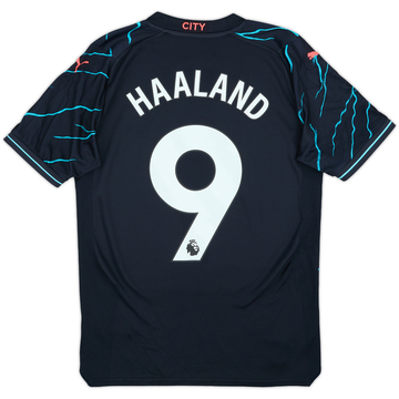 2023-24 Manchester City Third Shirt Haaland #9 - 9/10 - (S)
