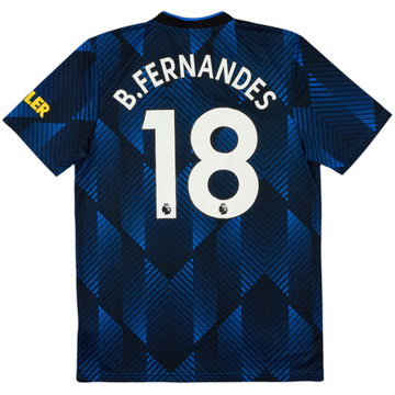 2021-22 Manchester United Third Shirt B.Fernandes #18 - 8/10 - (M)