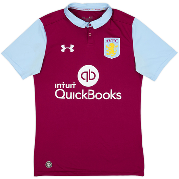 2016-17 Aston Villa Home Shirt - 8/10 - (S)
