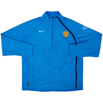 2004-05 Manchester United Nike 1/4 Zip Fleece Top - 5/10 - (XL)