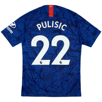 2019-20 Chelsea Home Shirt Pulisic #22 - 8/10 - (S)
