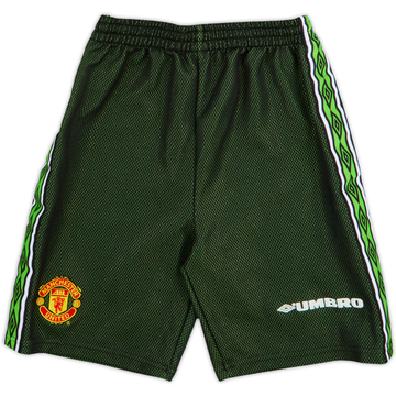 1998-00 Manchester United GK Shorts - 9/10 - (M.Boys)