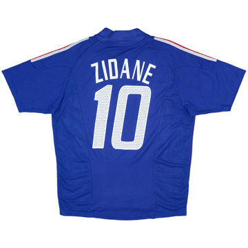2002-04 France Home Shirt Zidane #10 - 5/10 - (L)