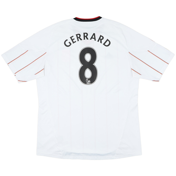 2010-11 Liverpool Away Shirt Gerrard #8 - 6/10 - (3XL)