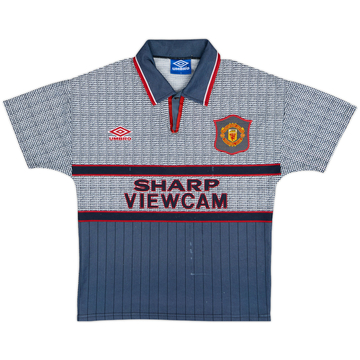 1995-96 Manchester United Away Shirt - 6/10 - (Y)