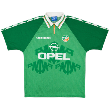 1996-98 Ireland Home Shirt Keane #6 - 7/10 - (L)