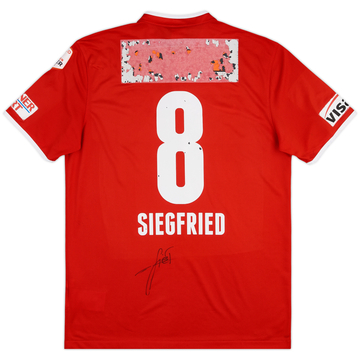 2013-14 FC Thun Signed Match Issue Home Shirt Siegfried #8