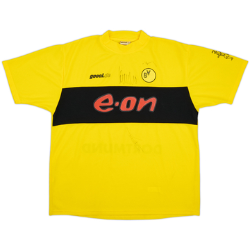 2002-03 Borussia Dortmund Signed Home Shirt - 4/10 - (XL)
