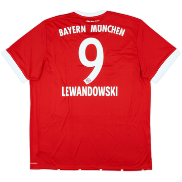 2017-18 Bayern Munich Home Shirt Lewandowski #9 (XL)