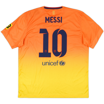 2012-13 Barcelona Away Shirt Messi #10 (XL)