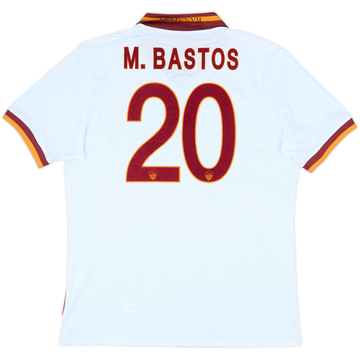 2013-14 Roma Player Issue Away Shirt M.Bastos #20 (3XL)