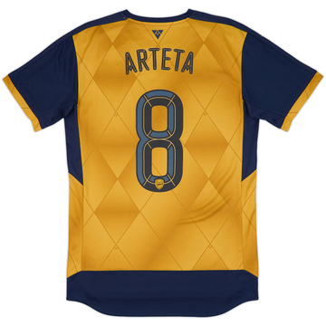 2015-16 Arsenal Away Shirt Arteta #8 (M)
