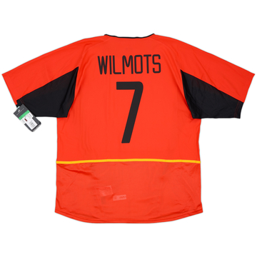 2002-04 Belgium Home Shirt Wilmots #7 (XL)
