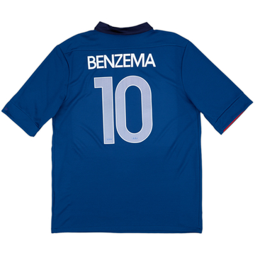 2011-12 France Home Shirt Benzema #10 (L)