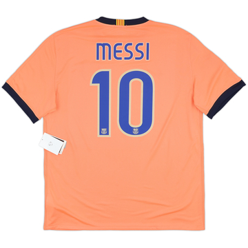 2009-10 Barcelona Away Shirt Messi #10 (XL)