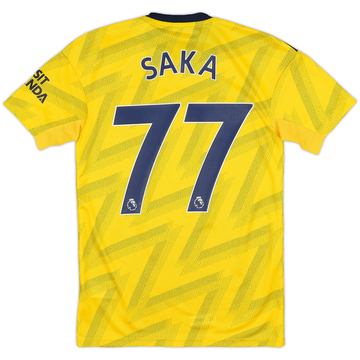 2019-20 Arsenal Away Shirt Saka #77 (XS)