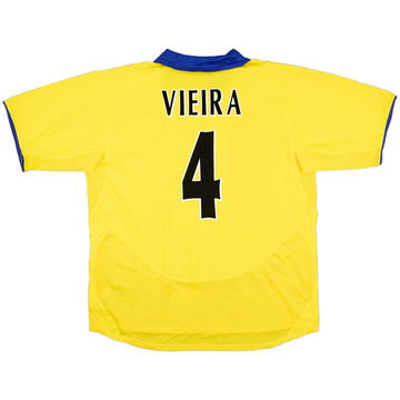 2003-05 Arsenal Away Shirt Vieira #4 (XXL)