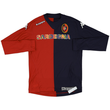 2011-12 Cagliari Home L/S Shirt (L)
