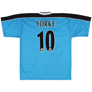 1998-99 Aston Villa Away Shirt Yorke #10 (XL)