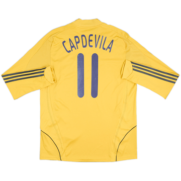 2008-10 Spain Player Issue Away L/S Shirt Capdevila #11 - 7/10 - (L)