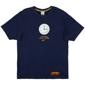 2005-06 Arsenal Nike 'Highbury' Graphic Tee - 7/10 - (M)