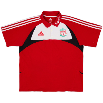 2007-08 Liverpool adidas Polo Shirt - 7/10 - (L/XL)