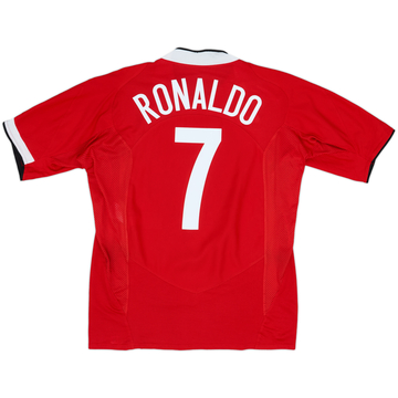 2004-06 Manchester United Home Shirt Ronaldo #7 - 8/10 - (L)