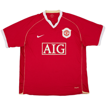 2006-07 Manchester United Home Shirt - 5/10 - (XL)
