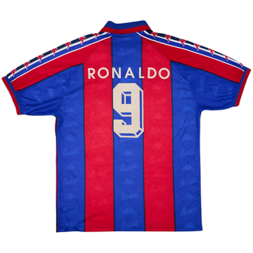 1995-97 Barcelona Home Shirt Ronaldo #9 - 8/10 - (L)