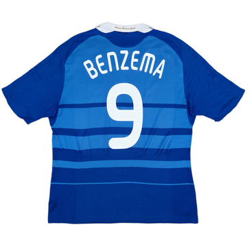 2008-09 France Home Shirt Benzema #9 - 8/10 - (L)