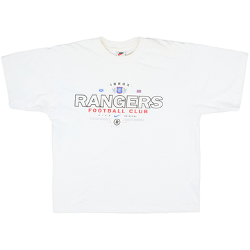 1997-99 Rangers Nike Cotton Tee - 6/10 - (L)