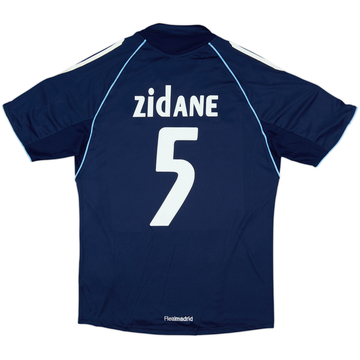 2005-06 Real Madrid Away Shirt Zidane #5 - 8/10 - (L)