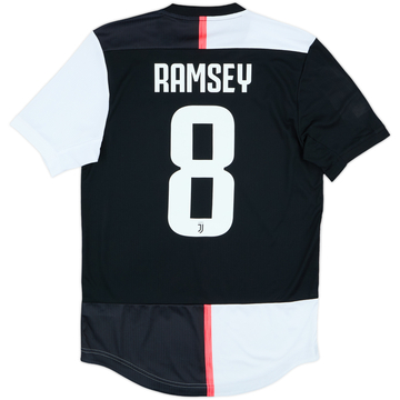 2019-20 Juventus Authentic Home Shirt Ramsey #8 - 10/10 - (S)