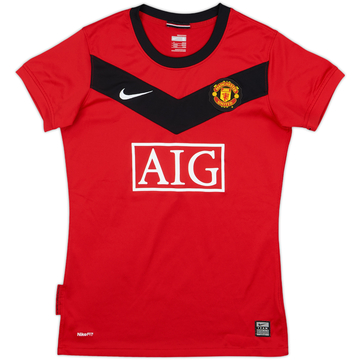 2009-10 Manchester United Home Shirt - 9/10 - (Women's S)