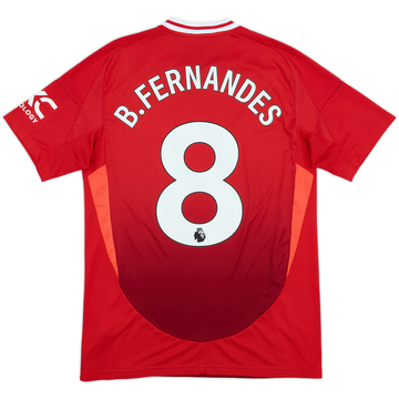 2024-25 Manchester United Home Shirt B.Fernandes #8 - 8/10 - (M)