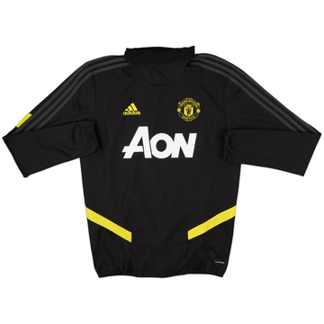 2019-20 Manchester United adidas 1/4 Zip Training Top - 8/10 - (S)