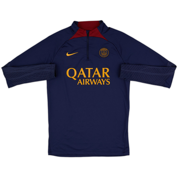 2023-24 Paris Saint-Germain Nike 1/4 Zip Drill Top - 9/10 - (S)