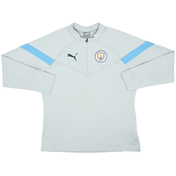 2022-23 Manchester City Puma 1/4 Zip Drill Top - 7/10 - (L)