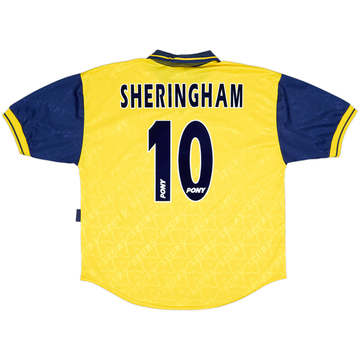 1995-97 Tottenham Third Shirt Sheringham #10 - 9/10 - (XL)