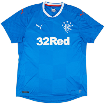 2016-18 Rangers Home Shirt - 7/10 - (XL)