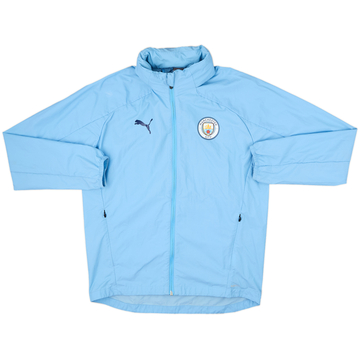 2024-25 Manchester City Puma 1/4 Zip Training Top - 8/10 - (M)