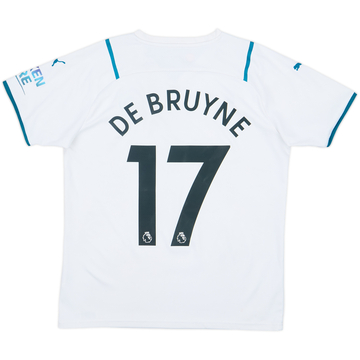 2021-22 Manchester City Away Shirt De Bruyne #17 - 6/10 - (M)