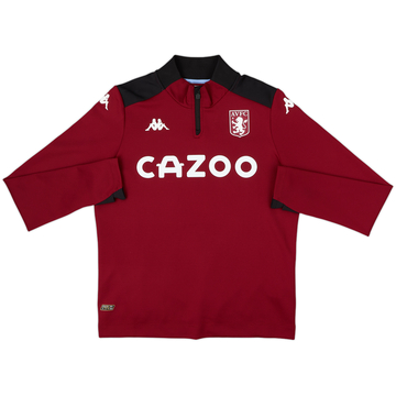 Top de entrenamiento 1/4 Zip Kappa del Aston Villa 2021-22 - 10/10 - (XL)